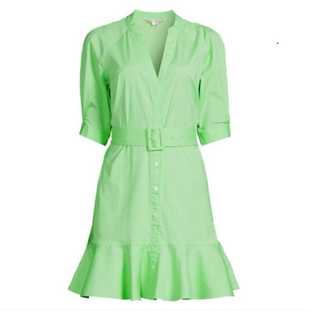 Veronica Beard Molly Belted Mini Shirtdress